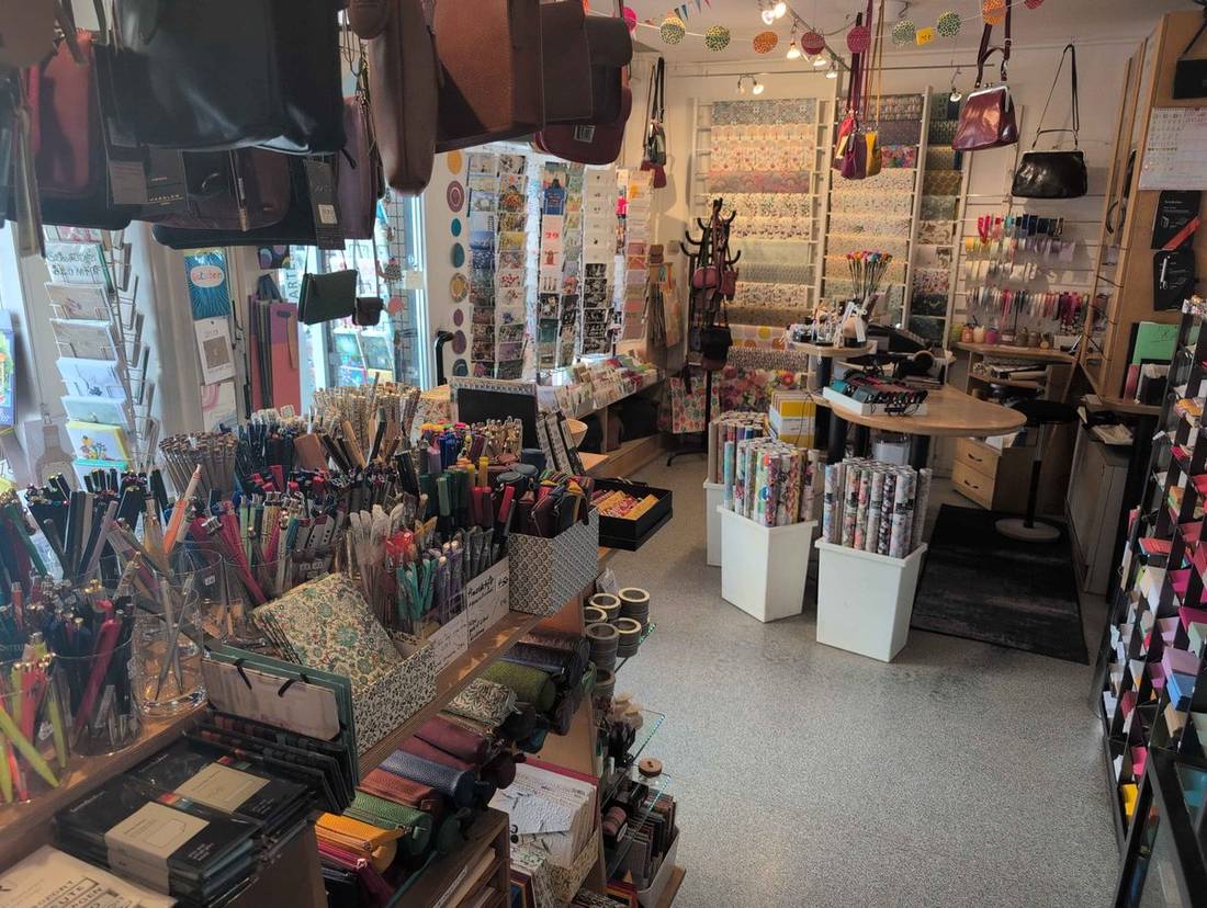 Schaufenster der folio Papeterie